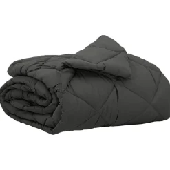 vidaXL Zomerdekbed Antraciet 200 x 135 cm Microfiber