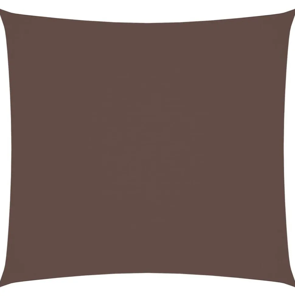 vidaXL Zonnescherm vierkant 2x2 m oxford stof bruin