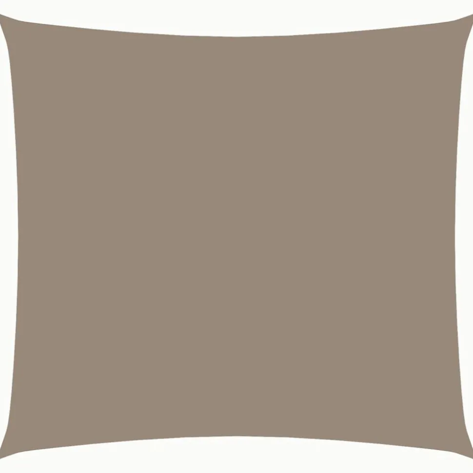 vidaXL Zonnescherm vierkant 2x2 m oxford stof taupe