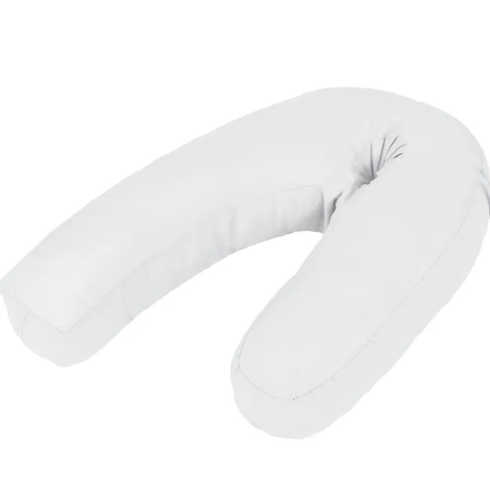 vidaXL Zwangerschapskussen J-vormig 54x(36-43) cm wit