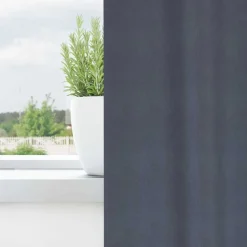 vidaXL Zwart-out Gordijnen met Ringen 2 pcs Antraciet 140 x 140 cm