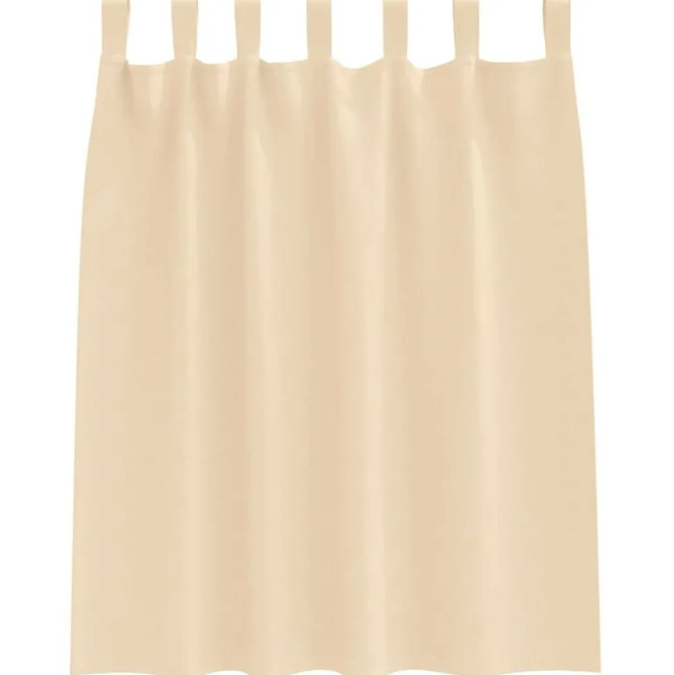 vidaXL Zwart-out Gordijnen met Ringen 2 pcs Crème 140 x 140 cm