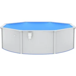 vidaXL Zwembad met zandfilterpomp 460x120 cm