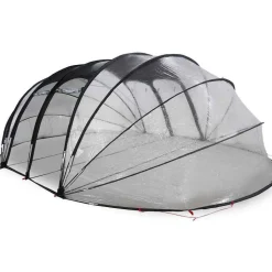 vidaXL Zwembad Tent Koepel Doorzichtig 538 x 440 x 204 cm PVC