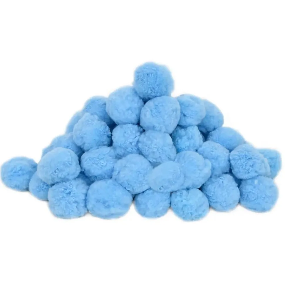 vidaXL Zwembadfilterbal antibacterieel 700 g polyetheen blauw