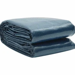 vidaXL Zwembadfolie solar drijvend 600x400 cm PE zwart en blauw