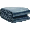 vidaXL Zwembadfolie solar drijvend 1000x600 cm PE zwart en blauw