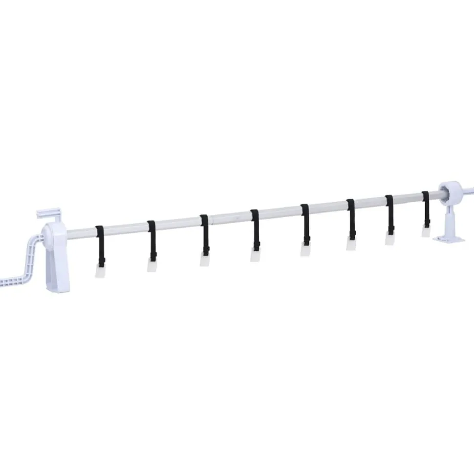 vidaXL Zwembadhoesroller met kunststof frame