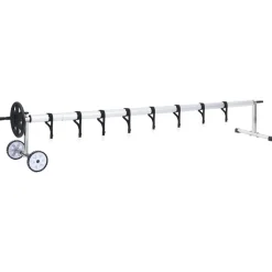 vidaXL Zwembadhoesroller met roestvrijstalen frame