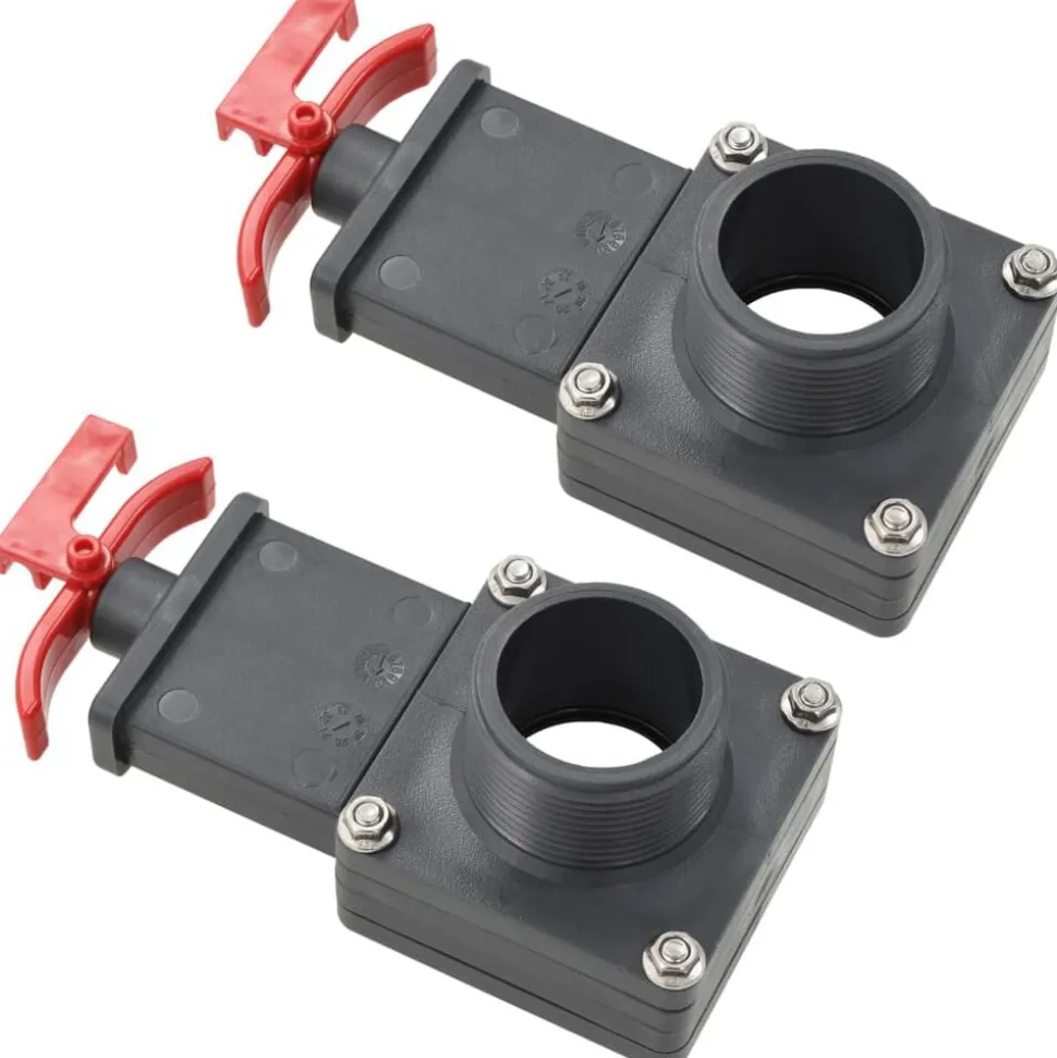 vidaXL Zwembadklep 2 st 1,5"