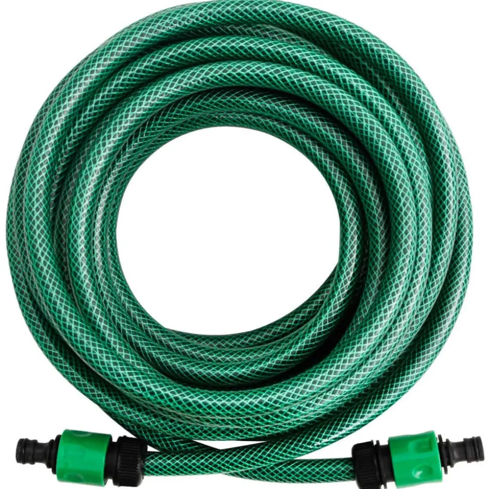 vidaXL Zwembadslang 10 m PVC groen