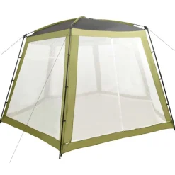 vidaXL Zwembadtent 500x433x250 cm stof groen