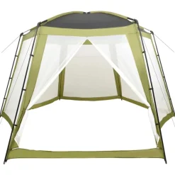 vidaXL Zwembadtent 500x433x250 cm stof groen