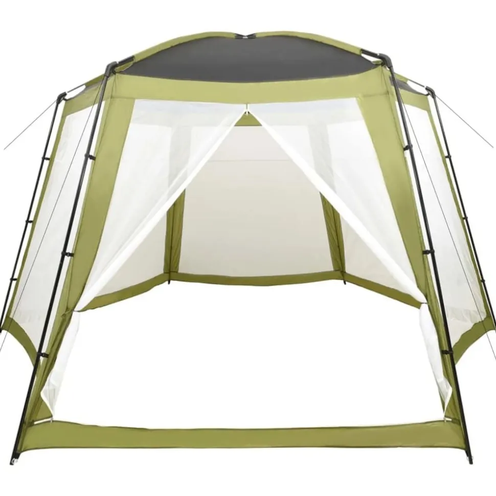 vidaXL Zwembadtent 500x433x250 cm stof groen