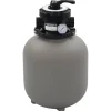 vidaXL Zwembadzandfilter met 4-positie ventiel 350 mm grijs