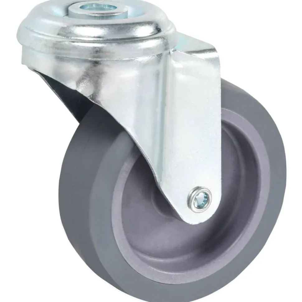 vidaXL Zwenkwielen met boutgaten 4 st 75 mm