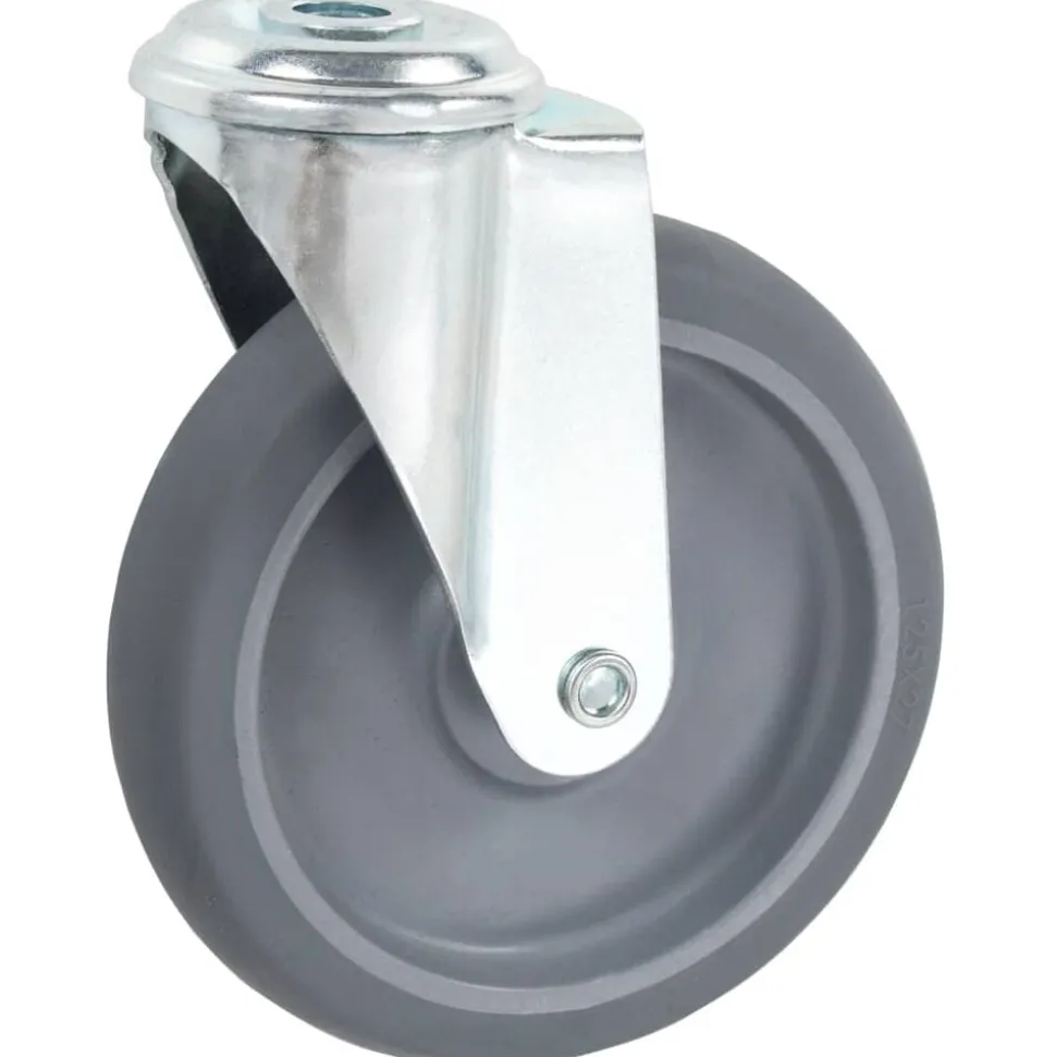 vidaXL Zwenkwielen met boutgaten 4 st 125 mm