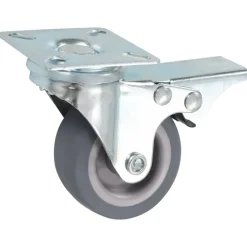 vidaXL Zwenkwielen met dubbele remmen 4 st 50 mm