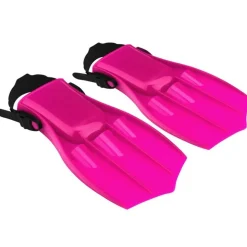 Waimea Duikset met bril / snorkel / flipper junior 34-38 roze / zwart